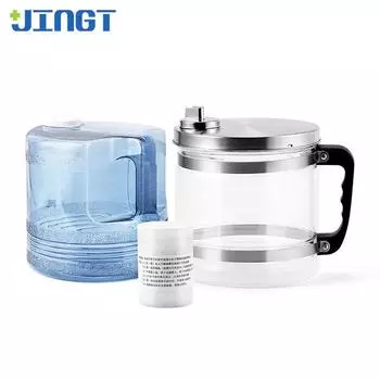 JINGT Стоматологический очиститель дистиллированной воды Очистительная машина для удаления стеклянного пластикового дистиллятора Мойка Удаление накипи Хранение бочка
