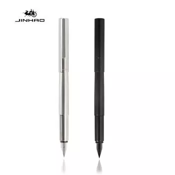 Jinhao 35 серии перьевая ручка стальной ствол самолет очень тонкий кончик чернильные ручки офис бизнес школа письмо каллиграфия