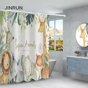 JINRUN утолщенная водонепроницаемая занавеска для ванной комнаты, устойчивая к плесени, занавеска для душа, занавеска для душевой перегородки, занавеска для душа, занавеска для ванной комнаты, бесплатная перфорация 180cmx120cm