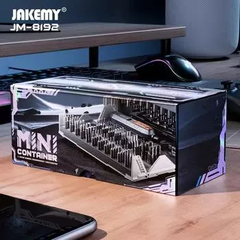 JM-8192 180 в 1 набор прецизионных отверток JAKEMY магнитные биты CR-V мобильный телефон компьютер планшет очки ремонт ручные инструменты JM 8192