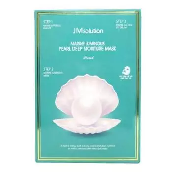 JM Solution Beauty Mask JM Solution Marine Luminous Pearl Deep Moisture Mask Pearl 10 штук [предмет]