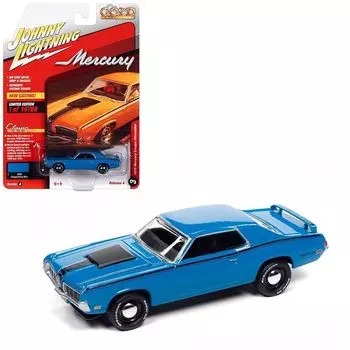 Johnny Lightning 1/64 mercury cougar eliminator 1970 синий мини-автомобиль Mercury Cougar Eliminator [продукт]