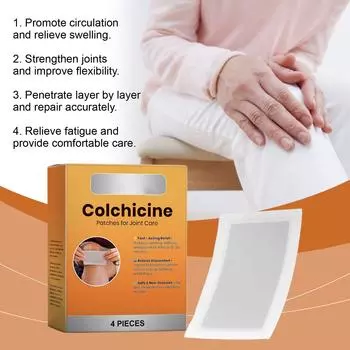 Joint Pain Relief Patch Nourishes Bones Soothes Shoulder , Neck , Hand And Foot Joints Relieves Joint Pain Muscle One Size жёлтый