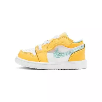 Jordan 1 Low ALT SE Citron Pulse White Action Green Glacier Ice (ТД) Детские кроссовки DX4388-800 23.5