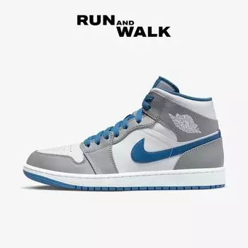 Jordan 1 Mid Cement Grey True Blue DQ8426-014 EUR40/250mm