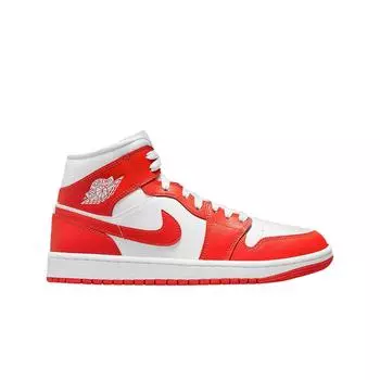 Jordan 1 Mid Habanero Red BQ6472-116 Женские кроссовки