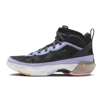 Jordan 37 GC Дундань (GS) Детские кроссовки черные сиреневые-ледяные водородно-голубые FJ7515-001 36