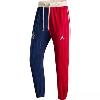 Jordan All-Star 2024 Retro Sports Color Block Quick-Dry Knitted Pants Men pants Deep-Team-Red FN5886-698 2XL