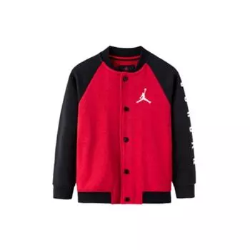 Jordan Color Block Logo Вышитая однобортная трикотажная куртка Повседневная Детские куртки Jester-Red JD2232090GS-001 XL
