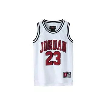 Jordan Удобный мягкий легкий дышащий жилет для детей, топы белого цвета JD2122087GS-002 M