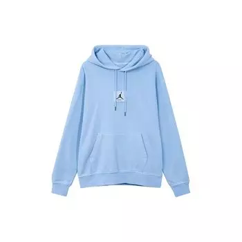 Jordan Essentials Solid Logo Hoodie Long Sleeve Men Tops Blue FB7291-425 M