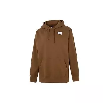 Jordan Толстовка Flight Fleece Hoodie с логотипом, женские топы, коричневые DQ4604-385 M