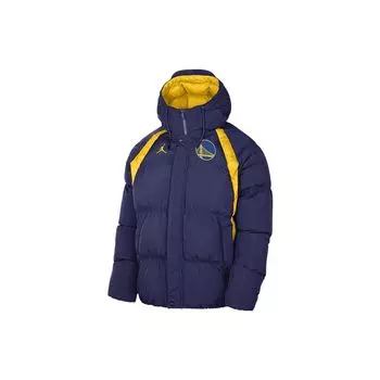 Jordan Golden State Warriors Courtside Statement Edition Повседневная толстовка на молнии Мужская верхняя одежда DN9773-421 XXL