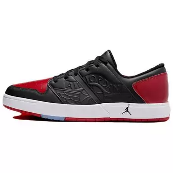 Jordan Кроссовки мужские Nu Retro 1 Low Black White Varsity Red DV5141-006