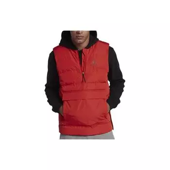 Jordan Logo Print Pullover Warm Straight Vest Men Vests Gamma-Orange 880998-812 M