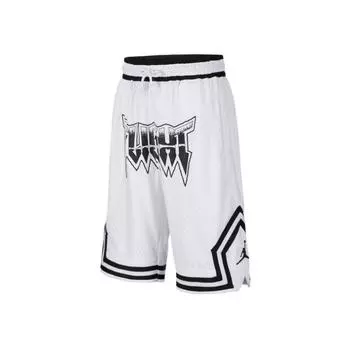 Jordan Mesh Breathable Lace-Up Five-Point Shorts Детские шорты Белые HM4750-100 S