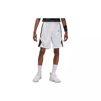 Jordan SS24 Dri-Fit Color Block Mid Rise Quick Dry Basketball Shorts Men shorts White HF0526-106 2XL