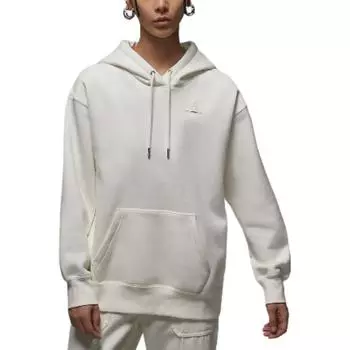 Jordan Свитшот с капюшоном и нашивкой-логотипом Flight Fleece, женский свитшот Sail FV7051-133 S