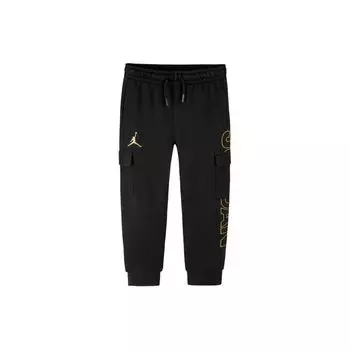 Jordan Трикотажные штаны-джоггеры детские, черные JD2242052GS-001 XL
