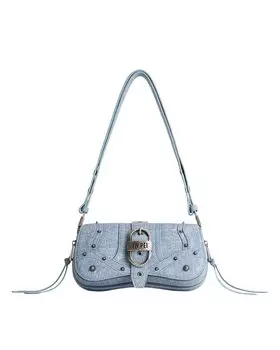 Joy Embossed Shoulder Bag Embossed Blue [JW PEI] -