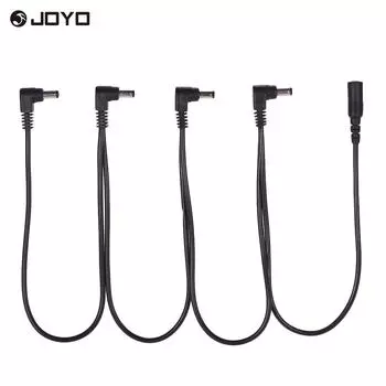 JOYO CM-25 Гитарный эффект кабель питания разветвитель шнур 4-х сторонний шлейф для DC 9V гитара бас эффекты