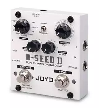 JOYO Effector Delay II Ping Pong Delay Looper [] D-SEED Built-in белый