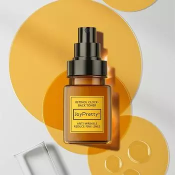 JoyPretty 100 мл тоник для лица с ретинолом, спрей, лосьон для лица, увлажняющий, против морщин, против старения, контроль жирности, осветляет, гладкая косметика для ухода за кожей золотистый