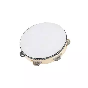 JP Number Tambourine музыкальный инструмент ударный инструмент танцевальный балет деревянный компактный легкий простой тамбурин диаметр 20 см