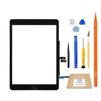 JPUNG сенсорный экран дигитайзер для iPad 9-го поколения A2603 A2604 экран замена дюймов 2021 лобовое стекло замена кнопка домой инструмент ремонтный комплект