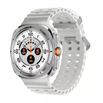 JS Watch7 Ультра: Умные часы с функцией удаленного селфи, мониторинга сердечного ритма и уровня кислорода в крови белый