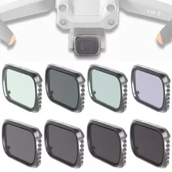 JSR KS 8 в 1 UV + CPL + ND8 + ND16 + ND32 + ND64 + STAR + NIGHT Фильтр объектива для DJI Air 2S, алюминиевая рамка