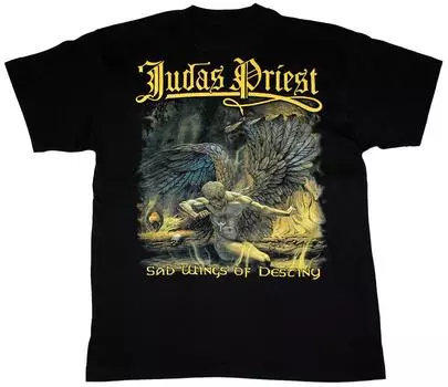 Judas Priest Sad Wings Of Destiny 1976 Черная футболка унисекс S