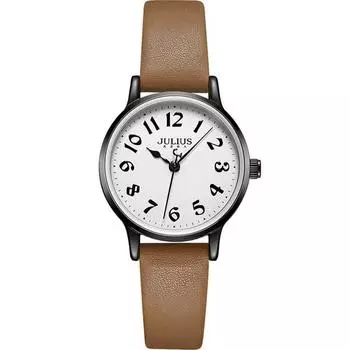 [Julius] Женские кожаные часы JA-1234, популярные корейские часы