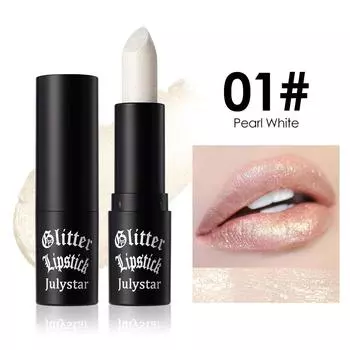 Julystar Diamond Fine Shimmer Matte Lipstick, Long-lasting, Non-staining, High Color Payoff, Available In 12 Shades. 01#