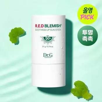 [Июнь All Young Pick/Влага] Доктор. G Red Blemish Soothing Up Sun Stick 21 г, корейский солнцезащитный крем
