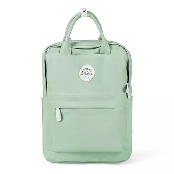 Junior High School Schoolbag Female College Style Backpack High School Students Commuting Backpack серый