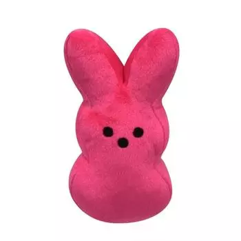 Just Peeps Born Easter Bunny Plush Rabbit Yellow Blue Soft Stuffed Marshmallow Red