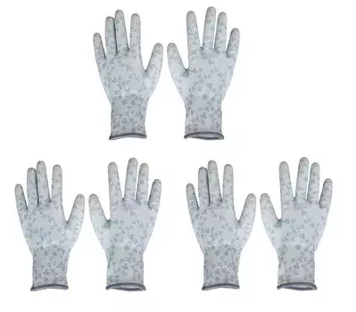 Justem Power Grip Garden Gloves pair [Bulk Purchase] PGN-225C (3 set)