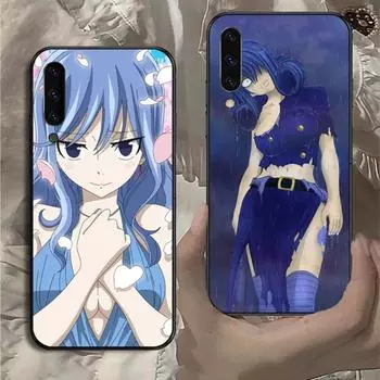 Чехол для телефона Juvia Lockser Fairy Tail для Samsung Note 9 10 20 Plus Pro Ultra J6 J5 J7 J8, мягкий черный чехол для телефона Galaxy Note20