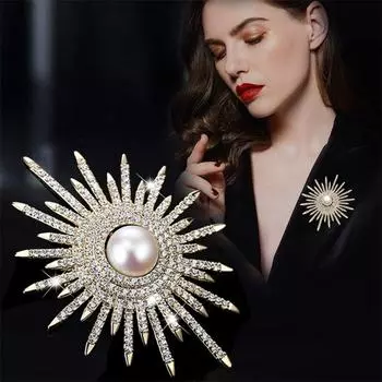 Ювелирные изделия, жемчужные стразы, броши, булавки, роскошное платье, костюм, аксессуары для женщин