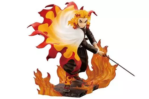 Juya ARTFX J Убийца демонов: Kimetsu no Yaiba Rengoku Anjuro, 18 масштаб, окрашенная готовая фигурка из ПВХ, PP927
