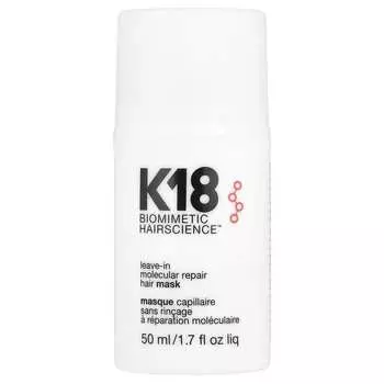 K18, Biomimetic HairScience™, несмываемая маска для волос Molecure Repair, 1,7 жидких унций (50 мл)