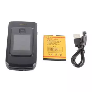 K21 2G Senior Big Button Flip Cell Phone 2.4-дюймовый экран Flip Mobile Phone с мощным фонариком золотистый