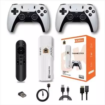 K8 pro Профессиональная игровая консоль Stick H313 Quad Core Chipset TV Box и игровая двойная система 40000 + встроенные игры чёрный