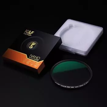 K&F CONCEPT Фильтр Soft Focus Фильтр Diffusion Фильтр Lens Black Mist 1/8 с водонепроницаемостью 49mm