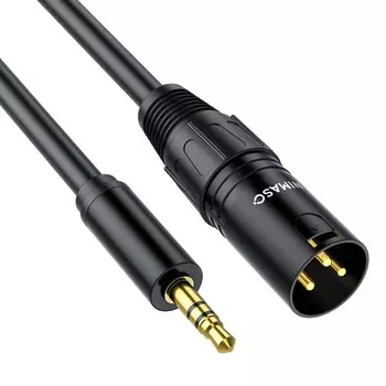 к xlr NIMASO к XLR кабель-переходник несбалансированное соединение микрофонный кабель xlr кабель-переходник мужчина к мужчине NCA22L633 3,5 мм 3,5 мм (мужской) (мужской)