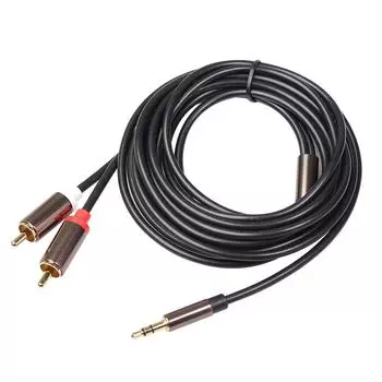 кабель 2RCA-AUX, адаптер 2RCA-3,5 мм, стерео аудио Y-кабель