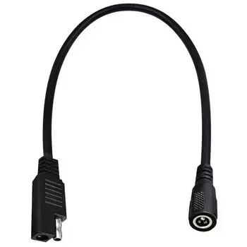 Кабель-адаптер SAE Plug to DC5.5x2.1mm Female, соединительная линия SAE to DC5521 для автомобилей, мотоциклов