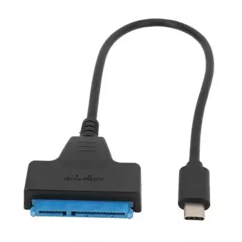 Кабель-адаптер SATA to USB 3.1 Type C с поддержкой UASP 6 Гбит/с, кабель-конвертер для жесткого диска 2,5 дюйма
