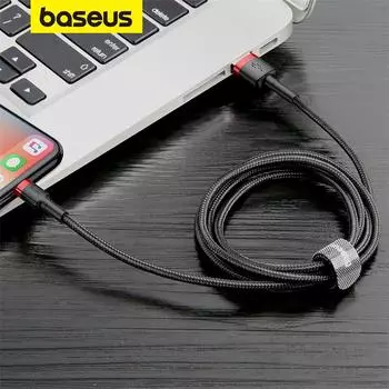 Кабель Baseus cafule USB для IP 2,4 А, 0,5 м